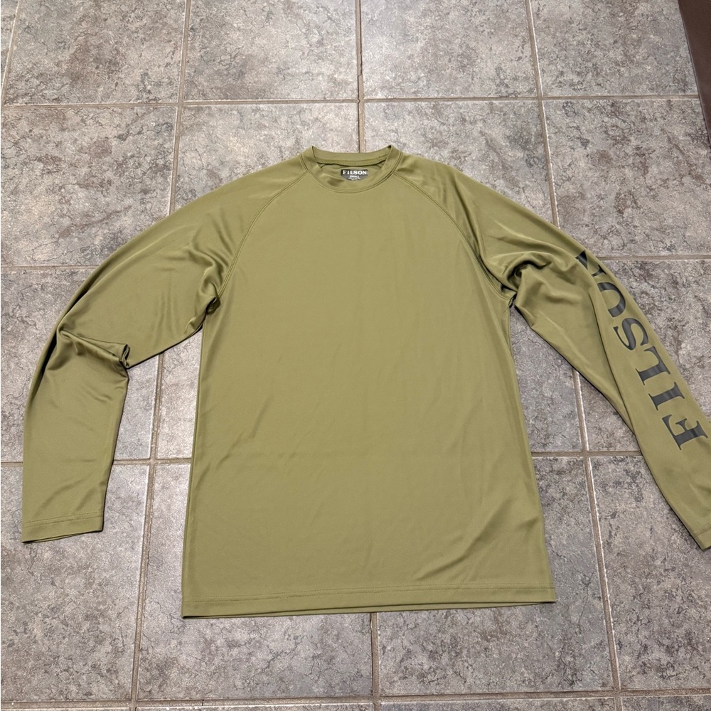 Filson Green Long Sleeve Men's Knit